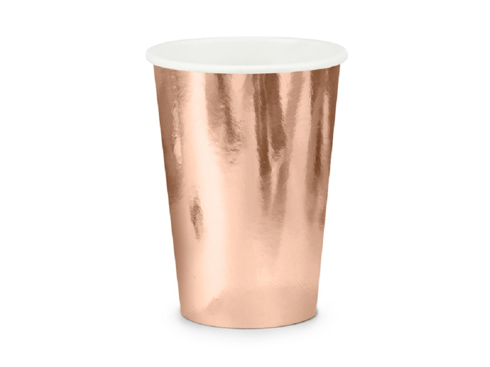 Becher - roségold - 220ml - 6 Stk.