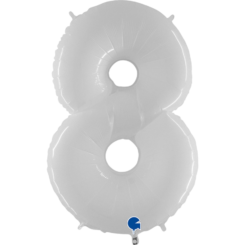 40" Folienzahl "8" White Fluo