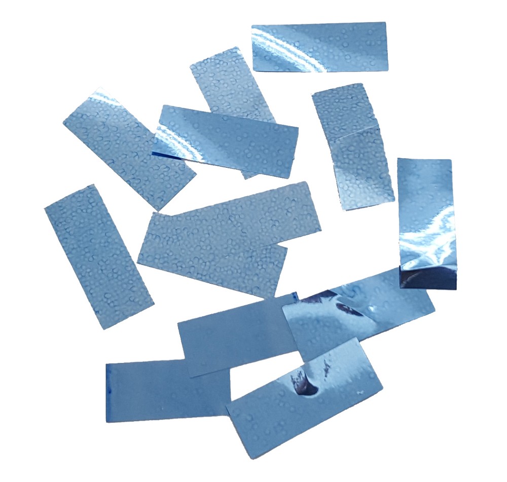 Konfetti Streifen 2,5cm Babyblau 1kg