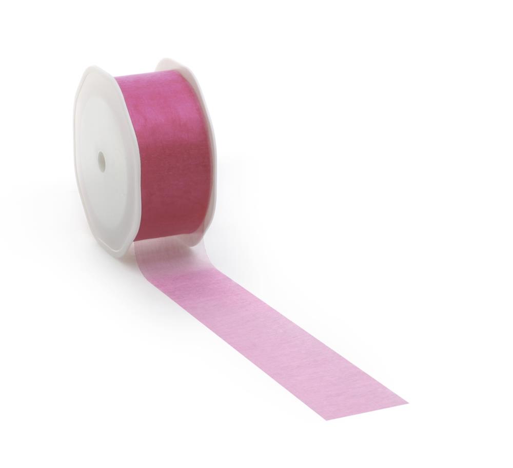 Organzaband 38mm Fuchsia (25m)