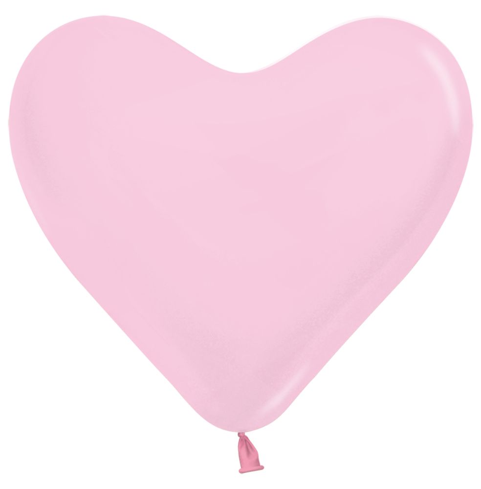 12" Heart - Pink (50 Stück)