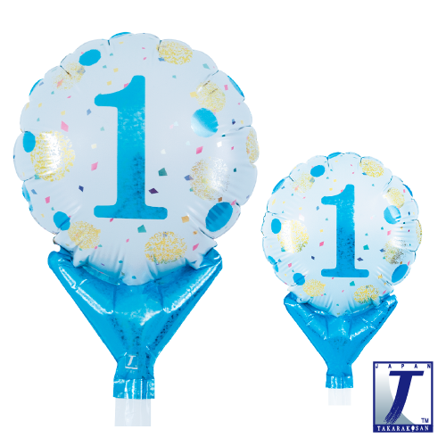 5" Gold & Blue Dots No. 1 (mit Ventil)