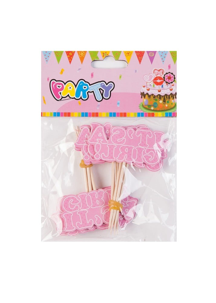 Picker It's a Girl pink