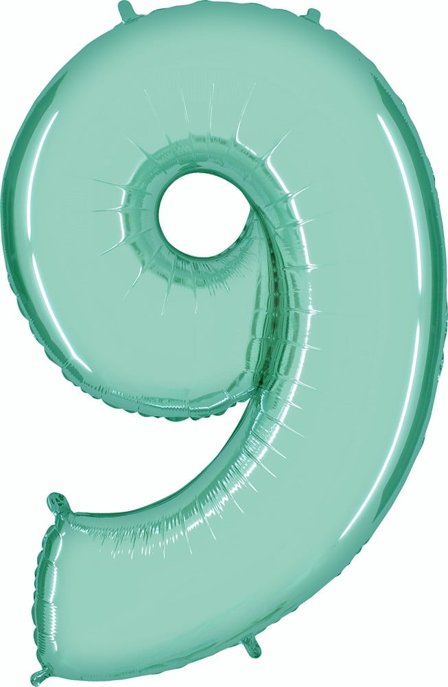 40" Folienzahl "9" Pastel Blue