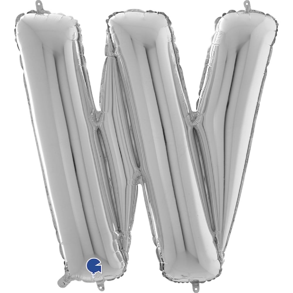 26" Folienbuchstabe "W" Silver