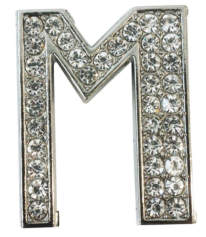 Strass-Buchstabe M (3,5cm)
