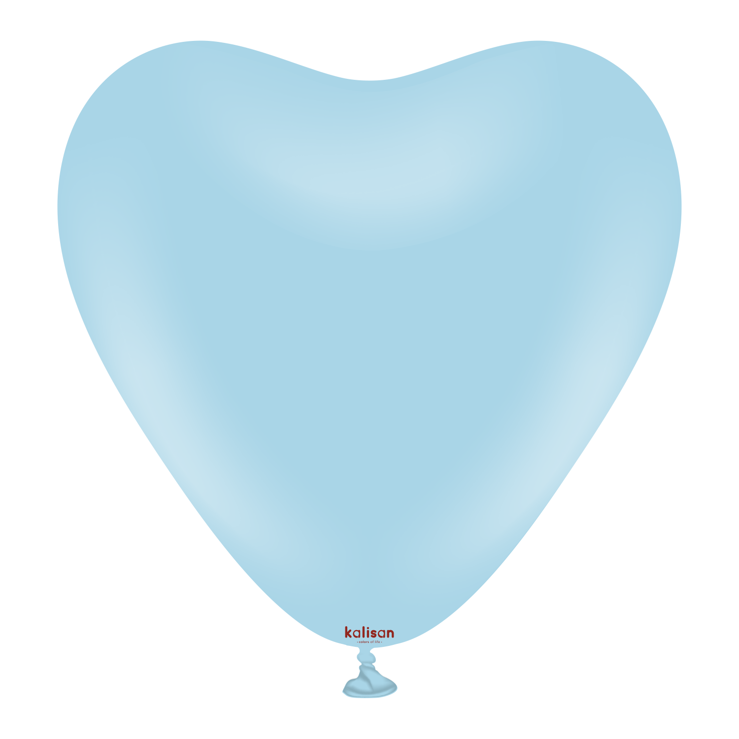 15" Herz Macaron Blue (25 Stück)