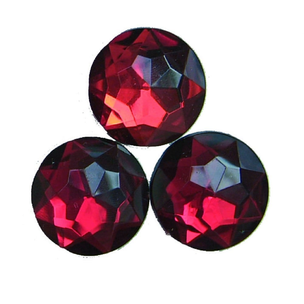 Diamant rund 25mm rot 200 Stk.