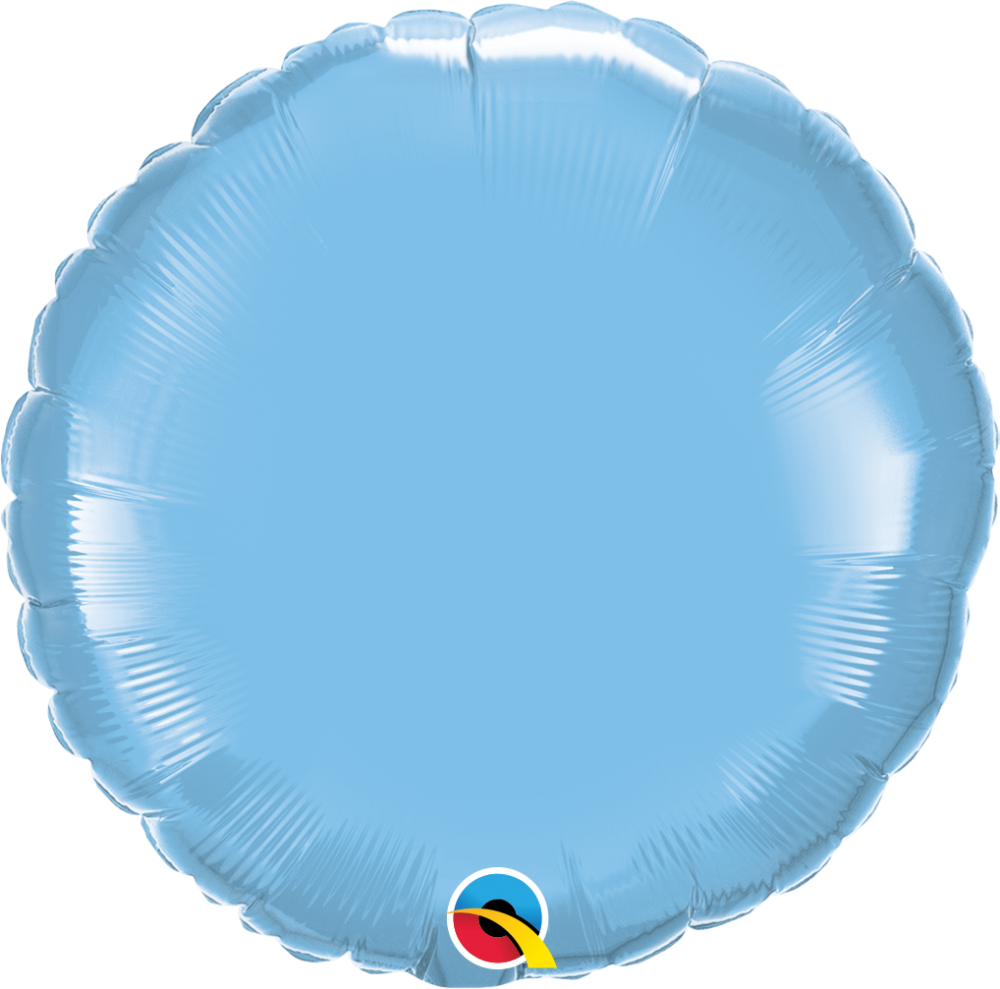 18" Rund Pale Blue (unverpackt)