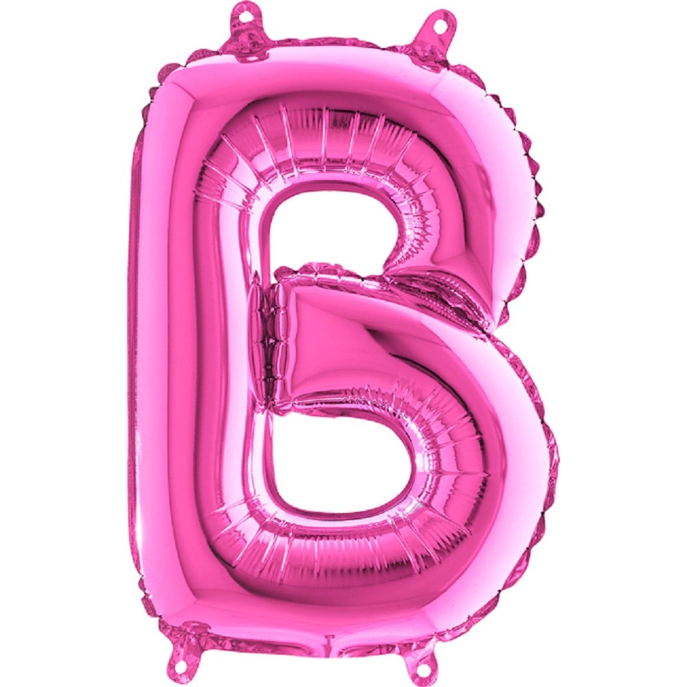 14" Folienbuchstabe "B" Fuxia
