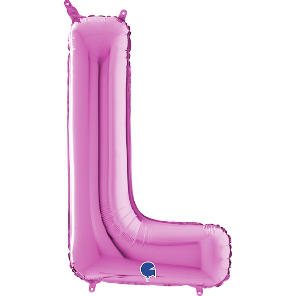 26" Foilballoon Letter "L" Fuxia