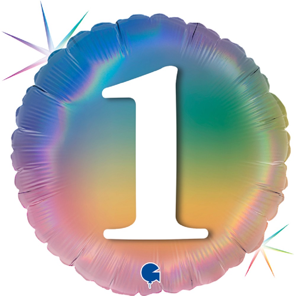18" Happy 1 Colourful Rainbow