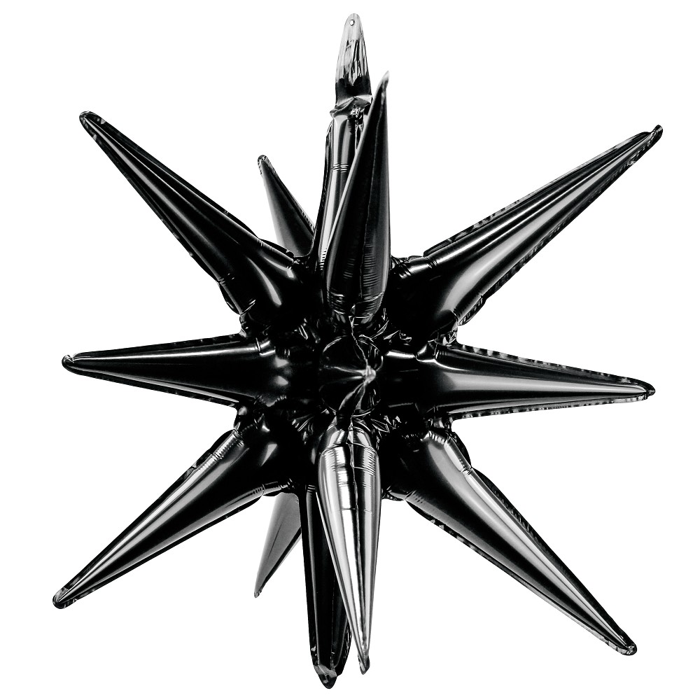 22" Deko Stern Schwarz