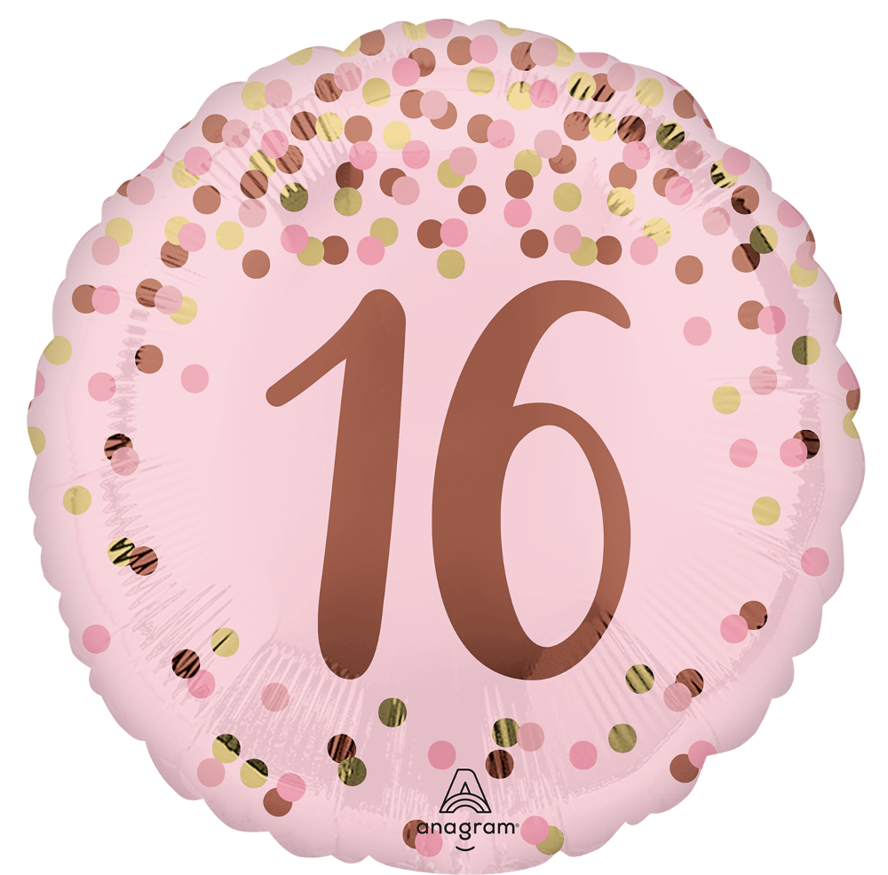 18" Pretty Pink 16th Birthday