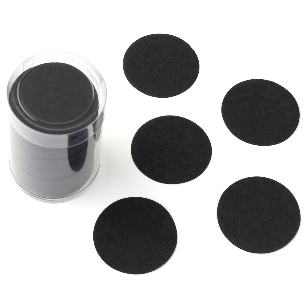 Papierkonfetti schwarz rund 5cm (100g) - nicht farbecht