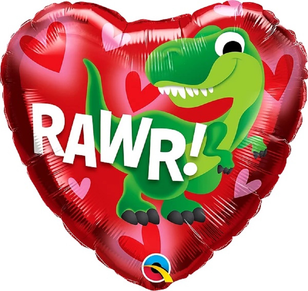 18" Herz Dino - Rawr