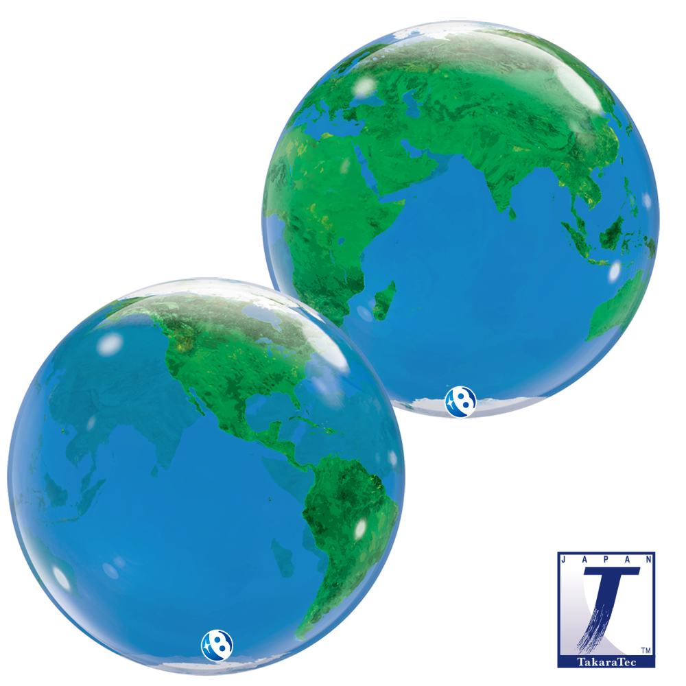 22" Single Bubble Planet Earth
