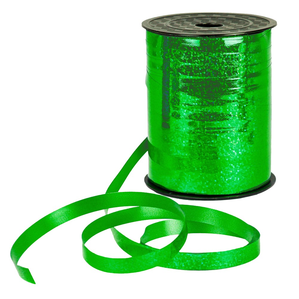 Polyband 10mm Holografie Grün (250 m)