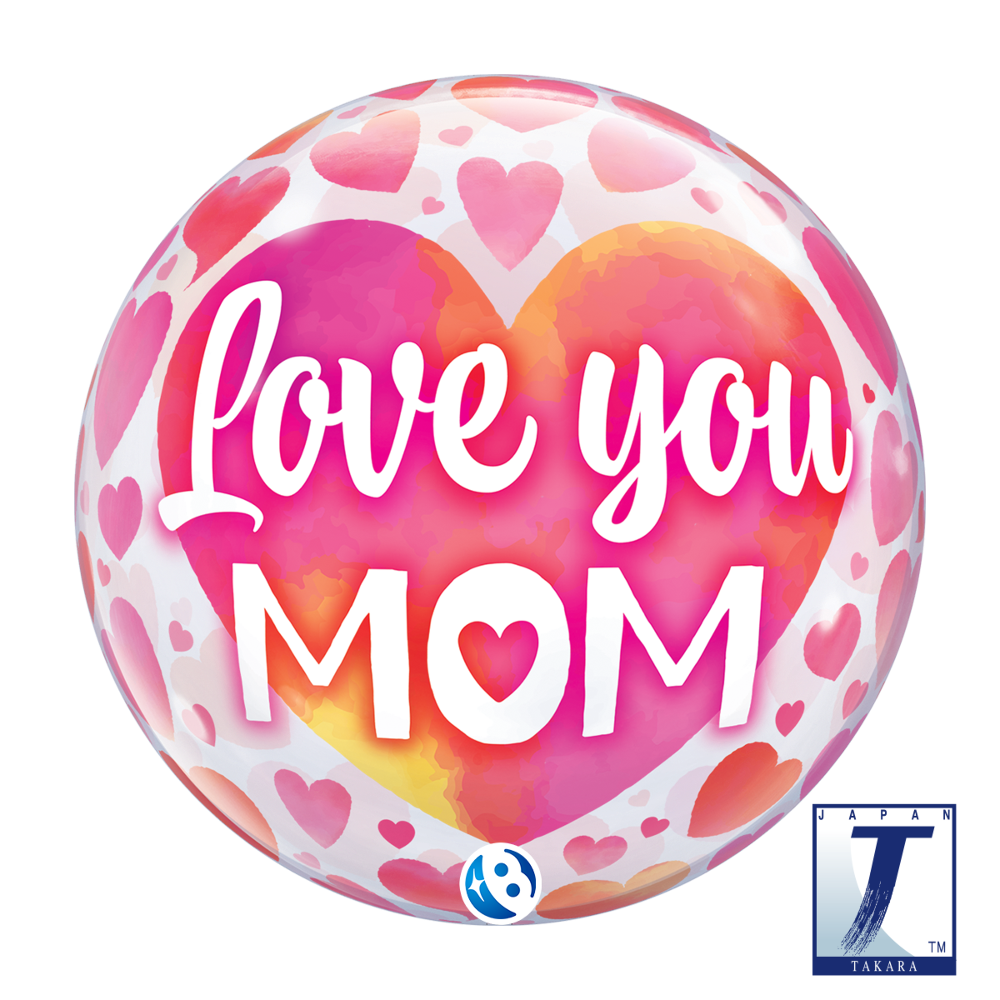 22" Single Bubble Love You Mom