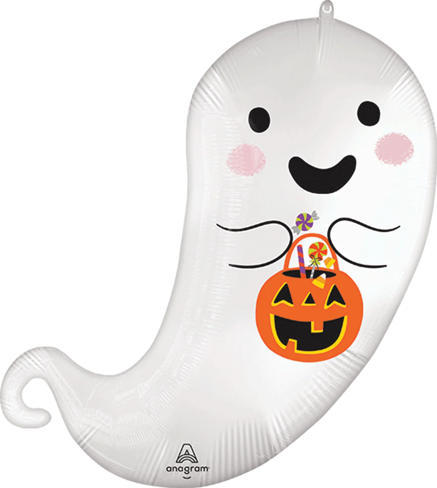 27" Satin Trick or Treat Ghost