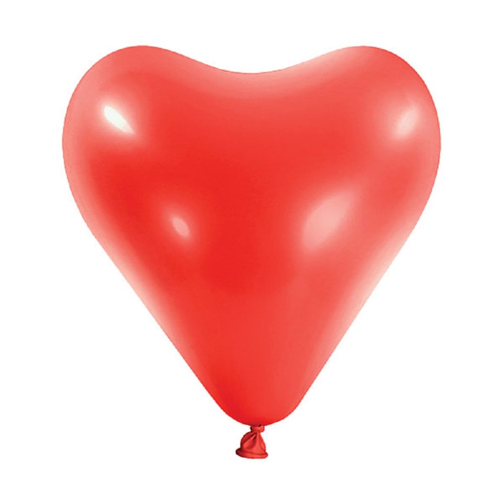 12" Heart Standard Apple Red (50 Stück)