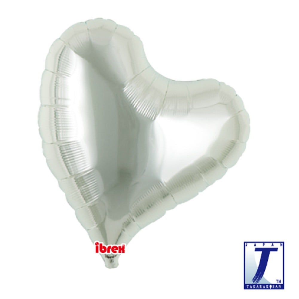 14" Sweet Heart Metallic Silver (ibrex)