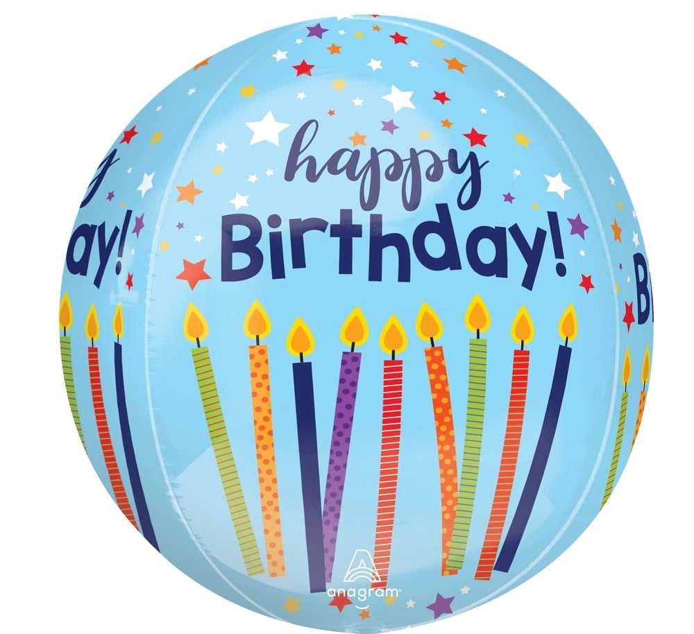 16" Orbz Happy Birthday Celebrate