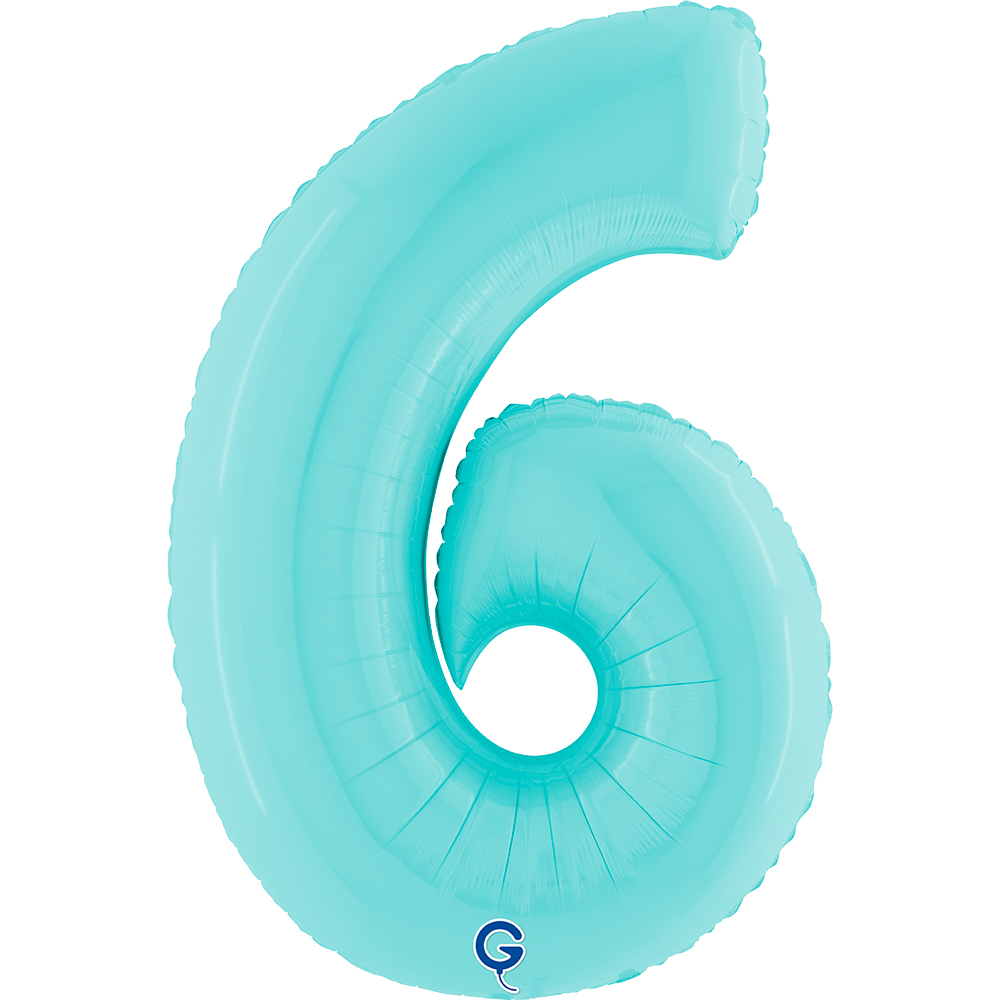 40" Folienzahl "6" Pastel Blue