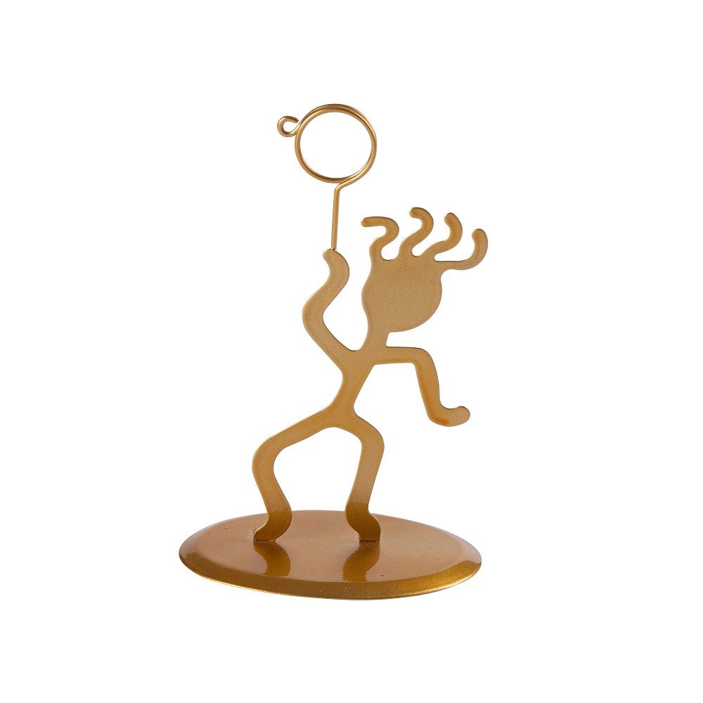 Kartenhalter "Figur" - gold