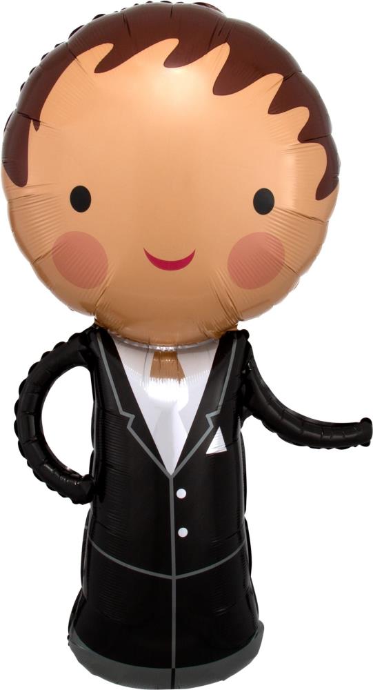 40" Handsome Groom