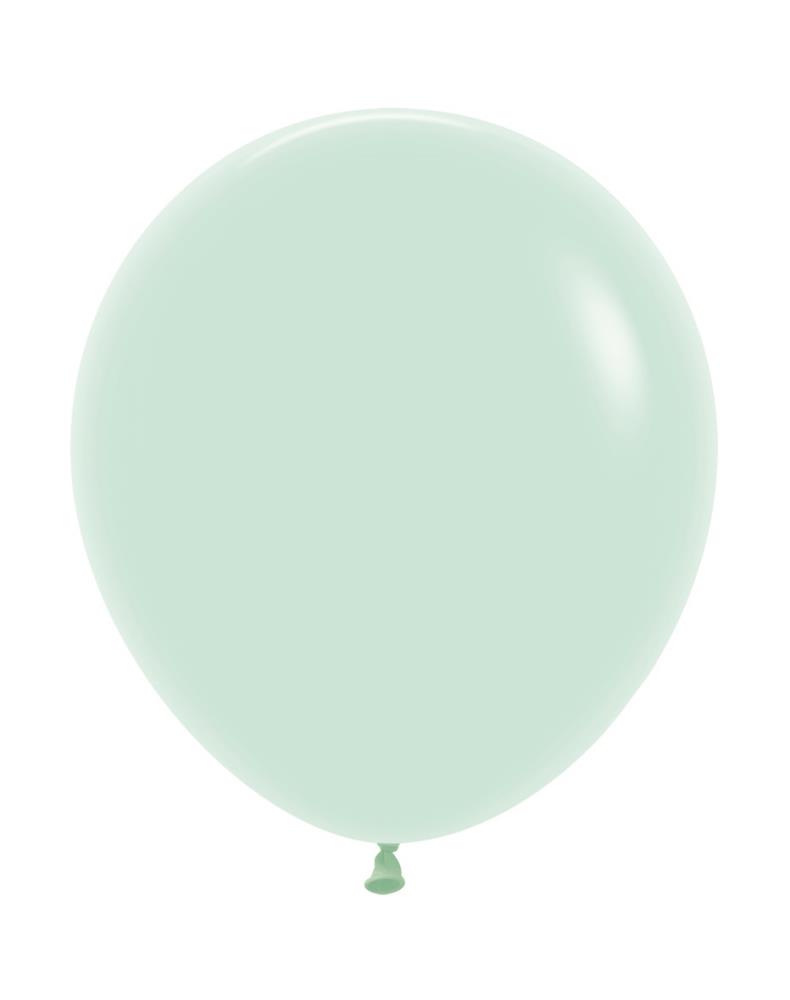 18" Pastel Matte Green (25 Stück)