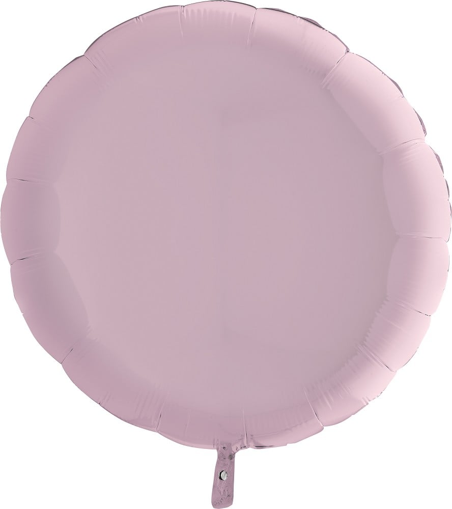 36" Rund Pastel Pink (unverpackt)