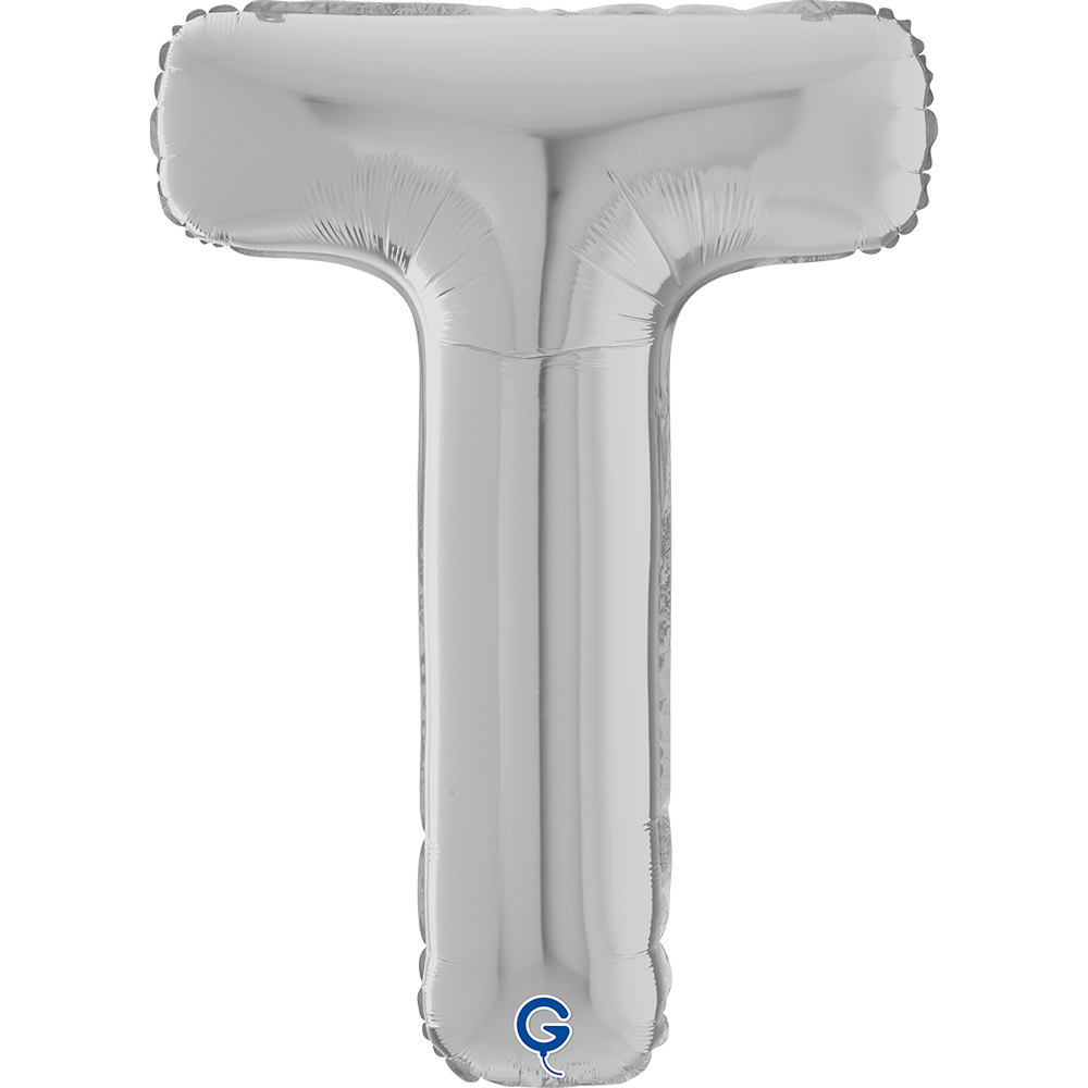 26" Folienbuchstabe "T" Silver