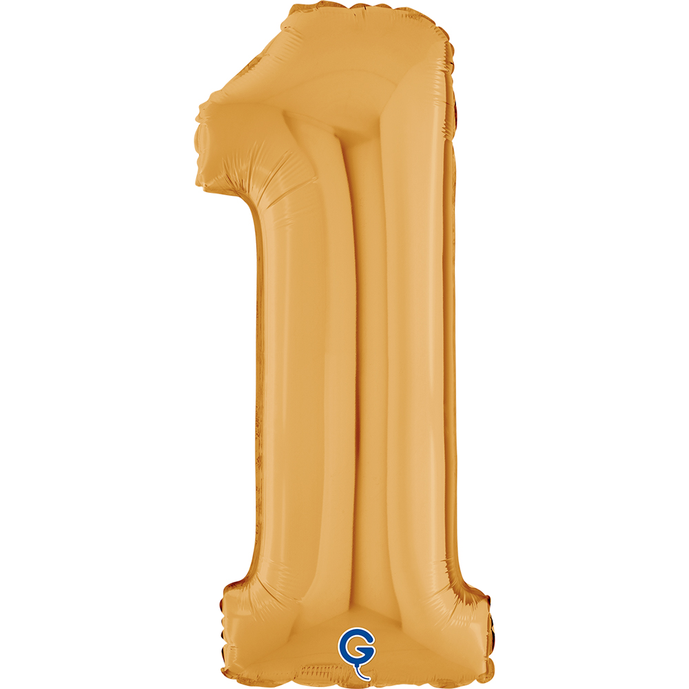 26" Folienzahl "1" Gold (Altgold)