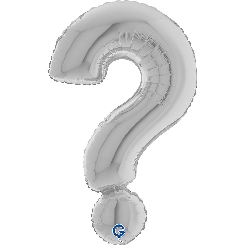 40" Symbol "?" Silver