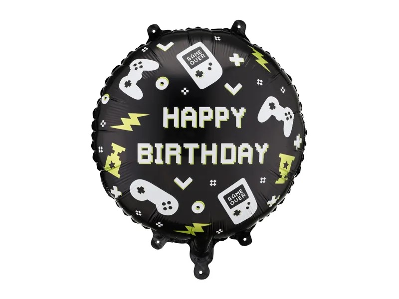 18" Happy Birthday Gaming (45 cm)