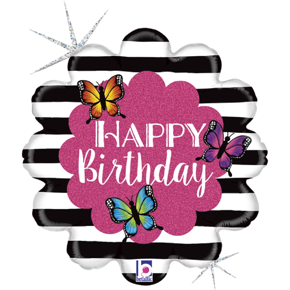 18" Radiant Butterfly B-Day