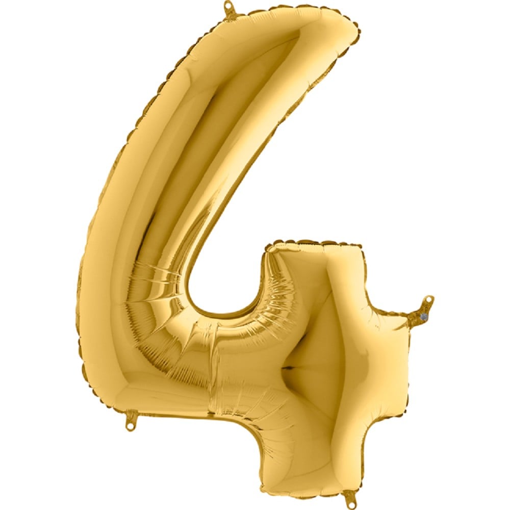 40" Folienzahl "4" Gold