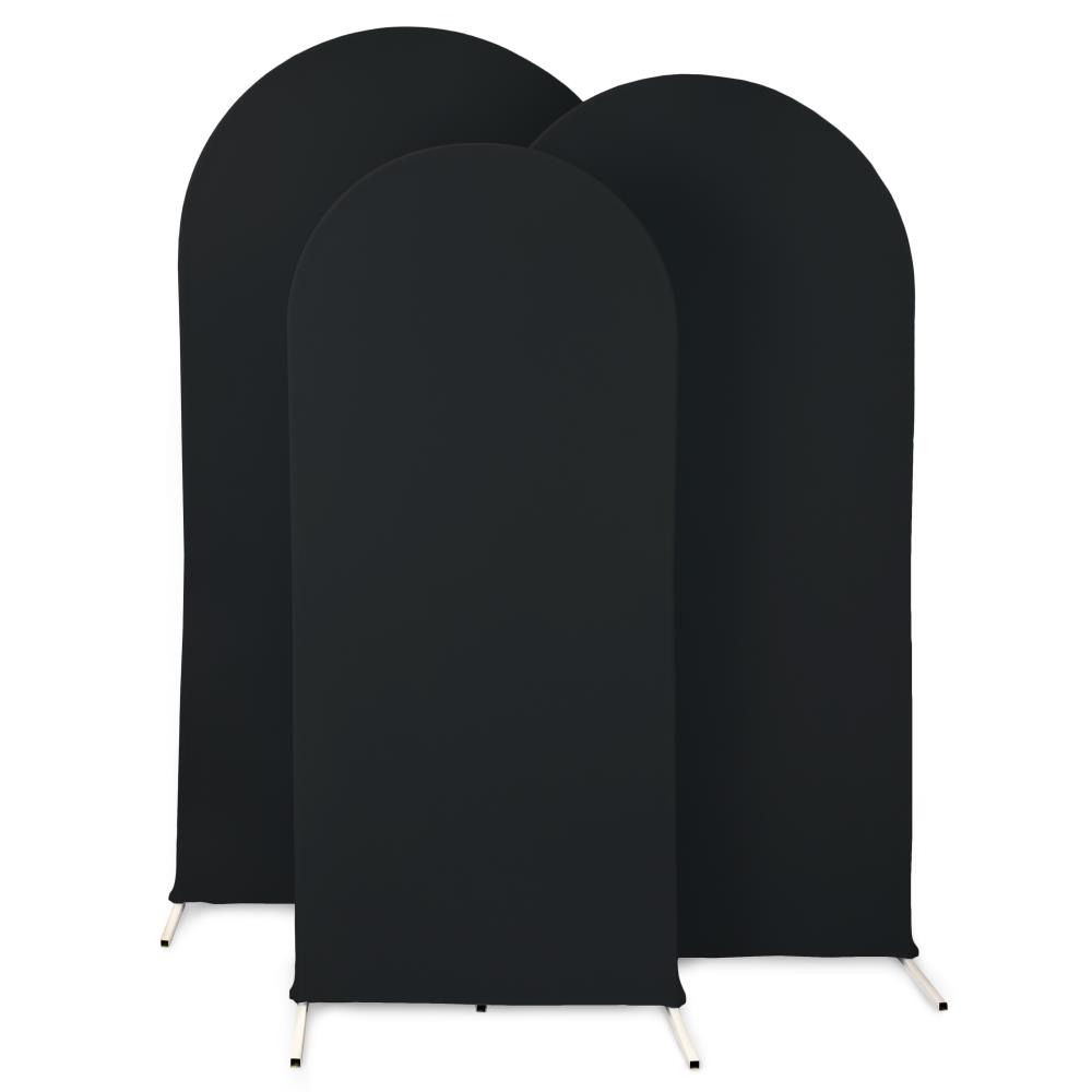 Backdrop-Set + Stoff-Set - Schwarz (6-teilig)