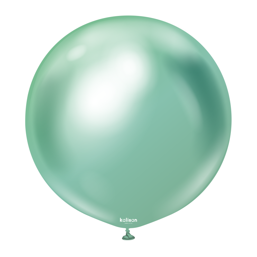24" Riesenballon Mirror Green (2 Stück)