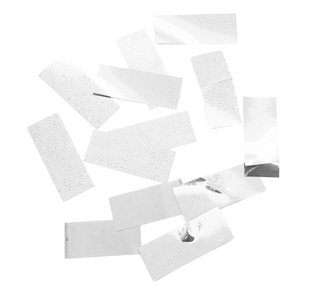 Konfetti Streifen 2,5cm Weiß (1kg)