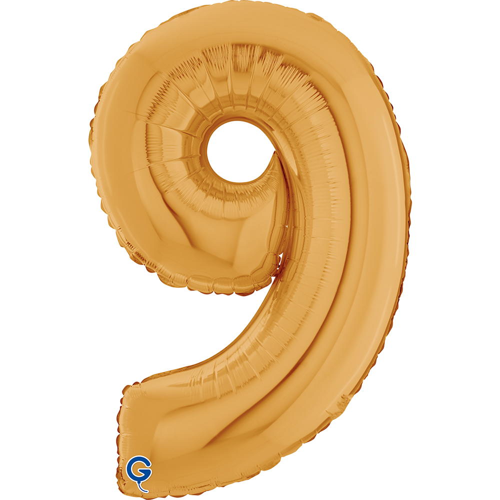 26" Folienzahl "9" Gold (Altgold)