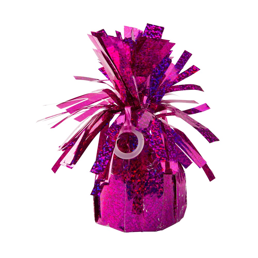 Ballongewicht Folie Holografie Magenta