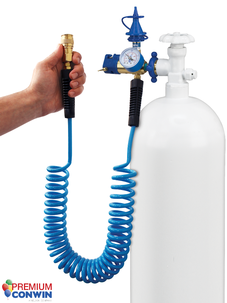 Armatur für Latex mit Schlauch/Adapter