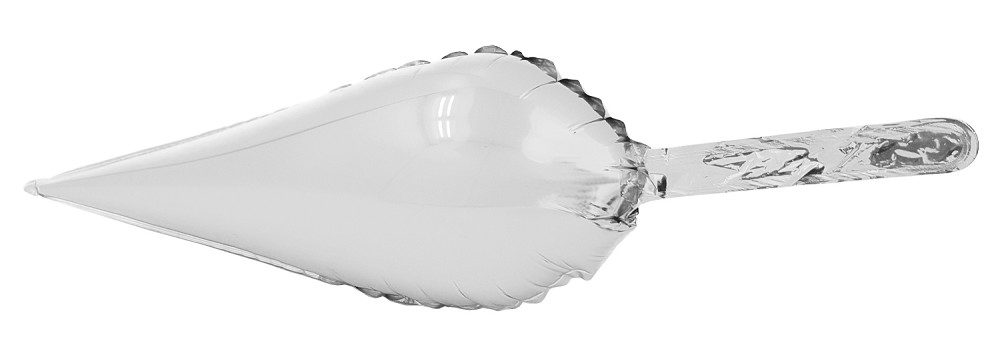 14" Ballonspitze silber