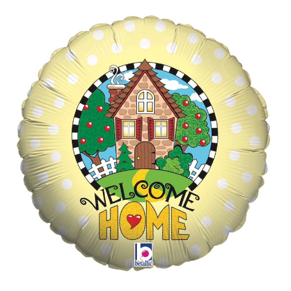 18" Welcome Home Yellow