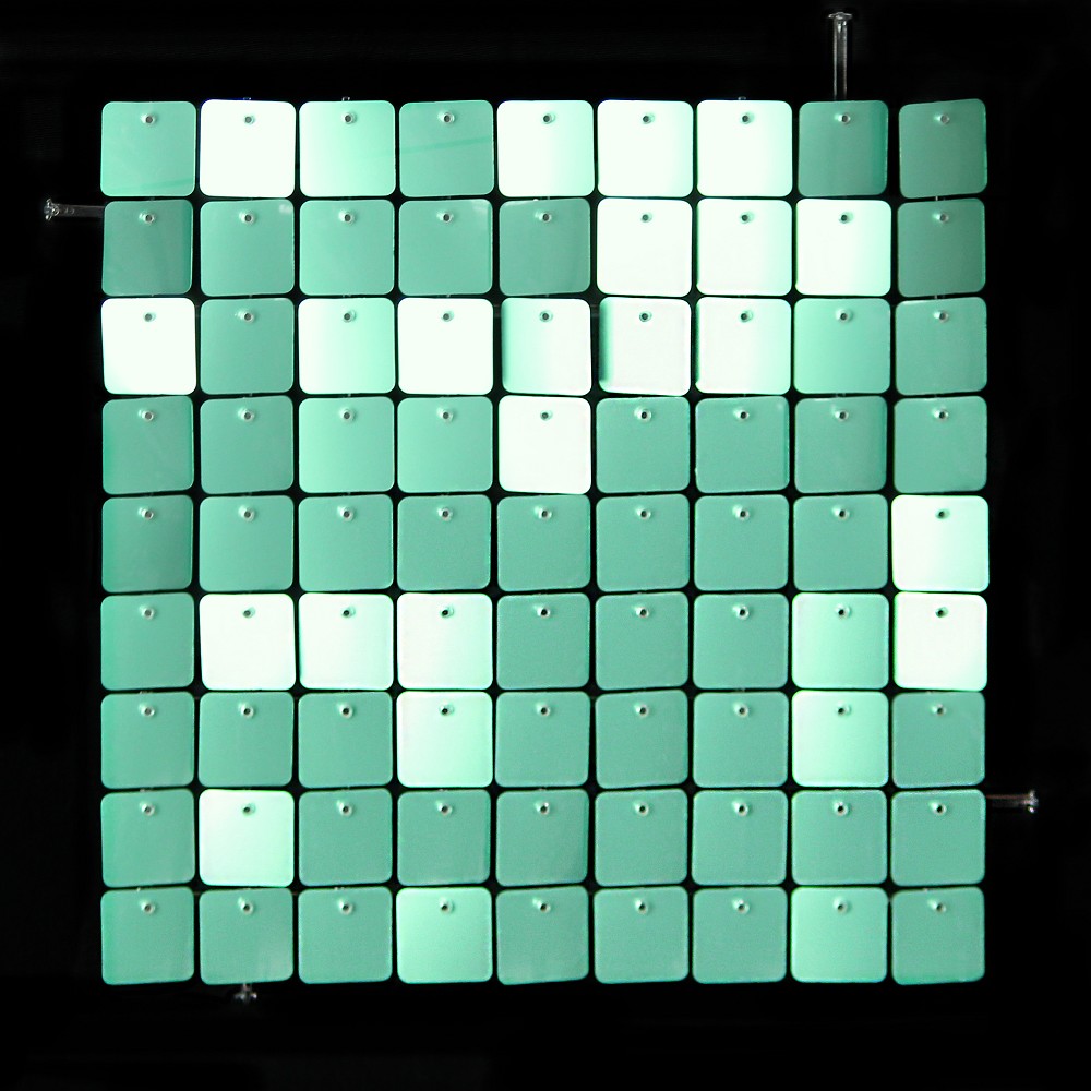 SolaAir Sequin Wall Decor Standard (viereckig) - Mint