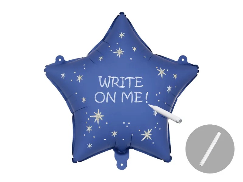 20" Star with marker- Navy Blue