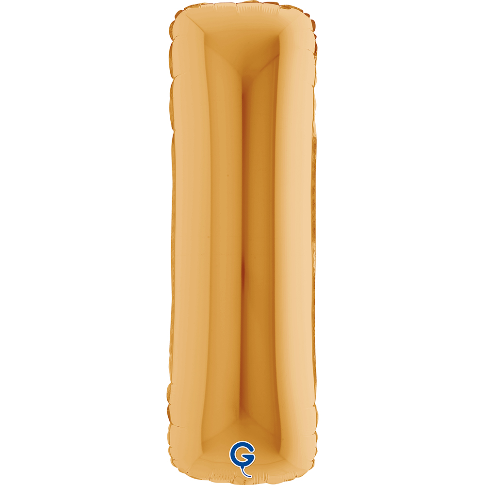 40" Folienbuchstabe "I" Gold (Altgold)