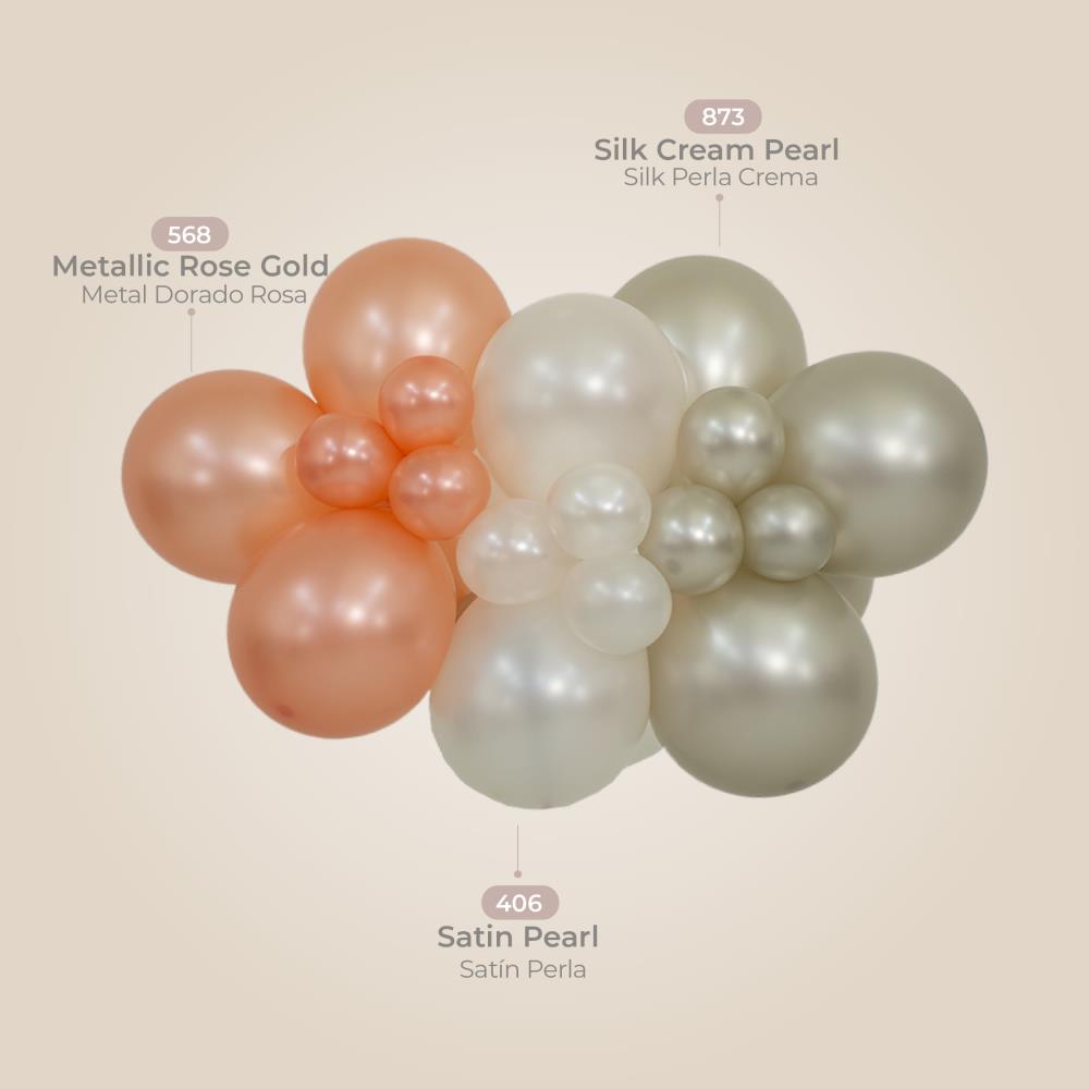 12" Silk Cream Pearl (50 Stk.)